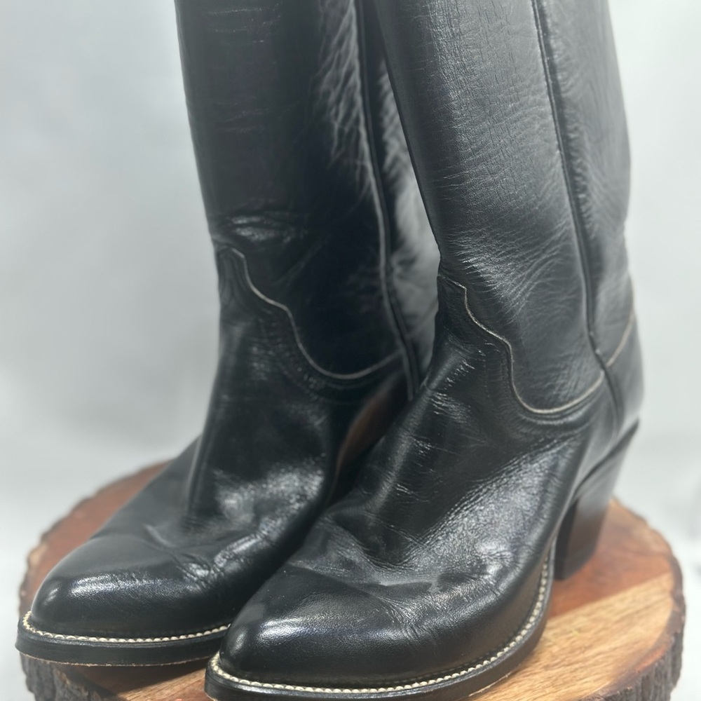 Dan Post Women's 4.5 C Leather Rodeo Cowgirl Cowboy Western Dance Boots USA 4240